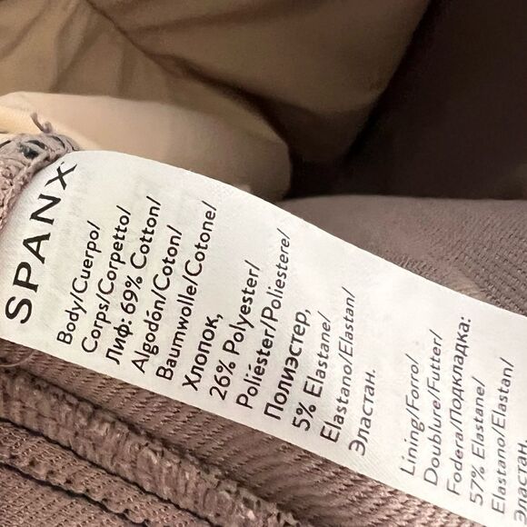 SPANX Jean-ish Printed Leggings Size Large - Picture 5 of 6